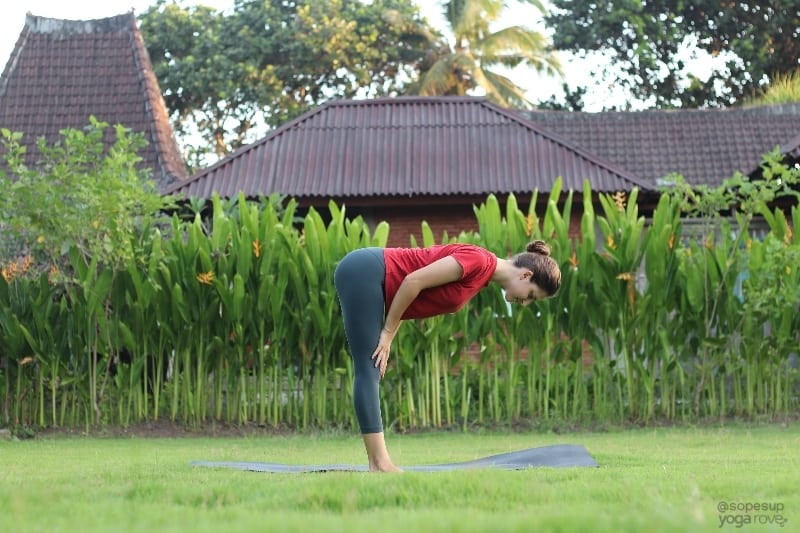 Yoga Poses for Beginners: Standing Half Forward Fold