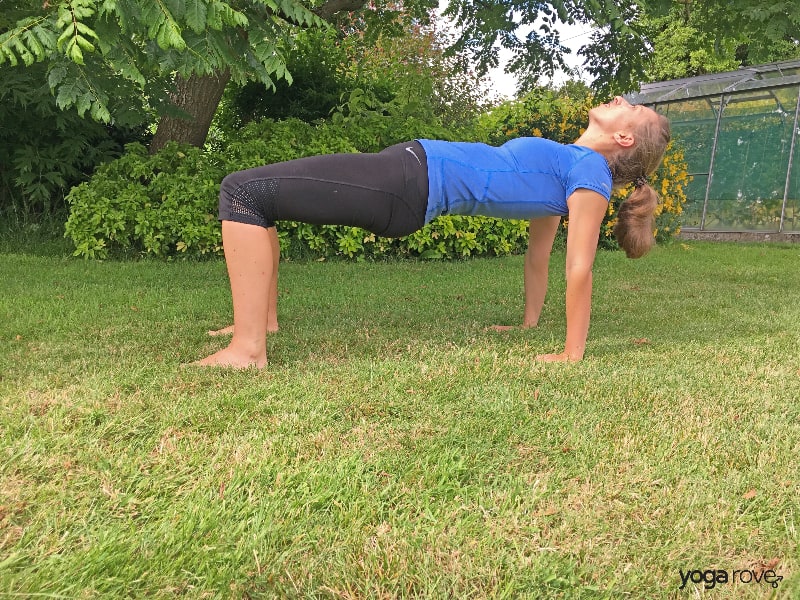 Yoga Poses for Core- Reverse Tabletop