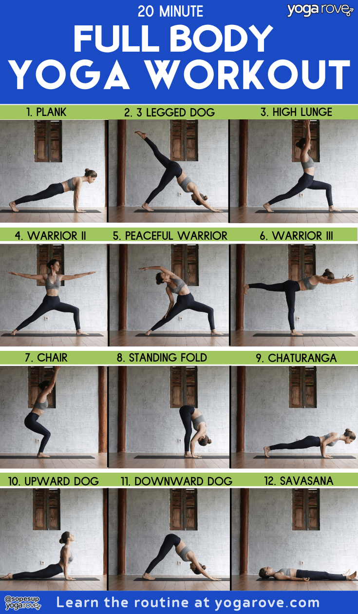 Full Body Yoga Workout – Free Printable PDF