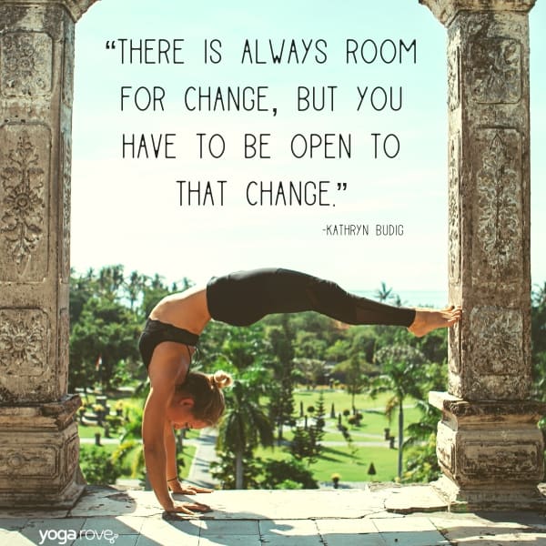 yoga quotes about change