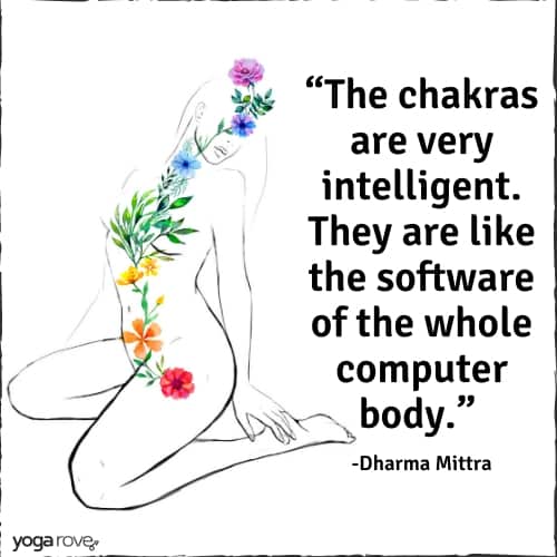 yoga quote about the chakras