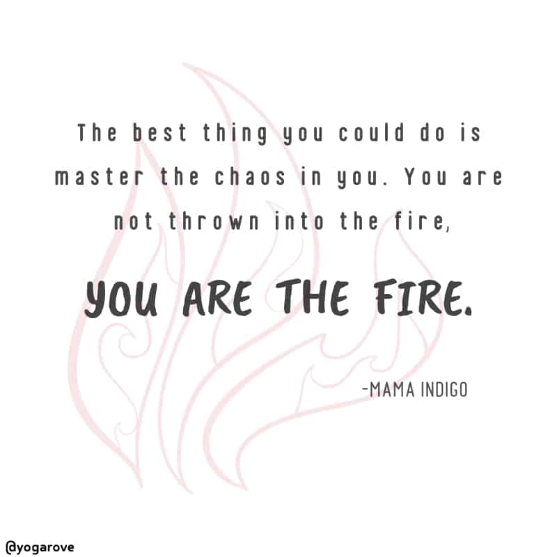 Yoga quote from mama indigo