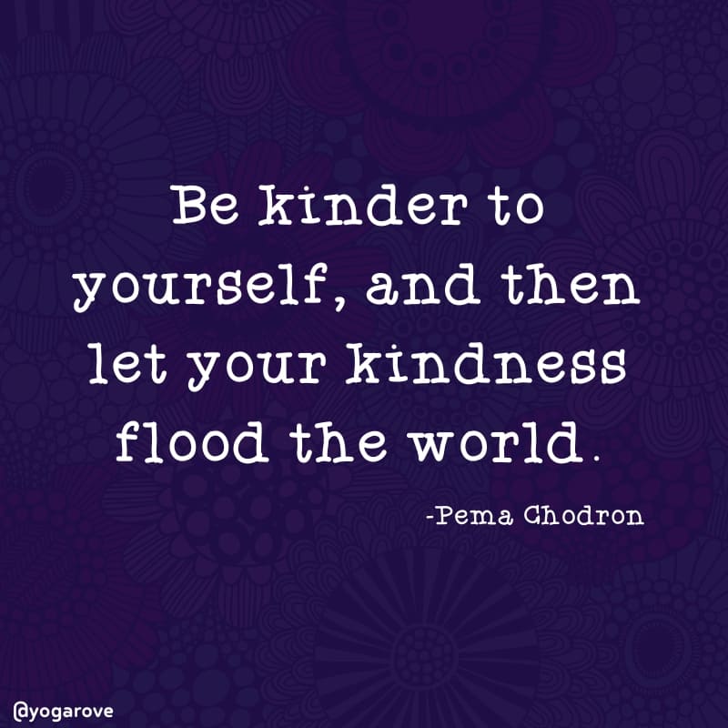 Yoga Quote about kindness