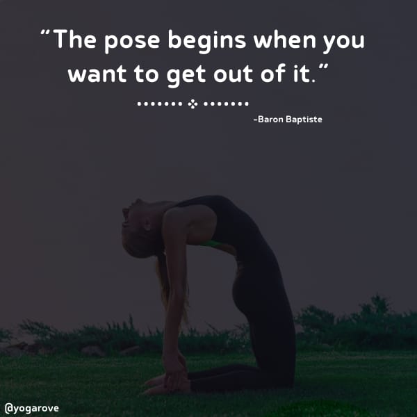 yoga quote- practicing camel pose
