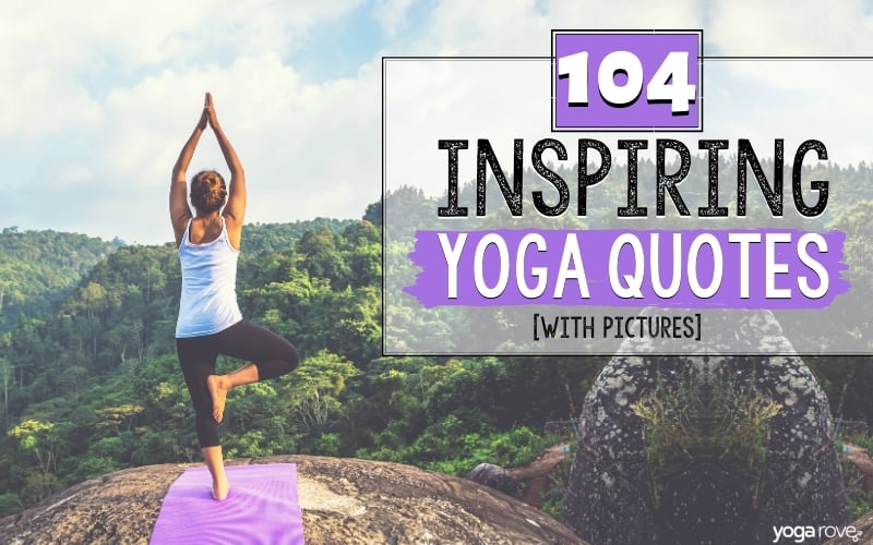 104 Yoga Quotes for Inspiration & Motivation (with images)