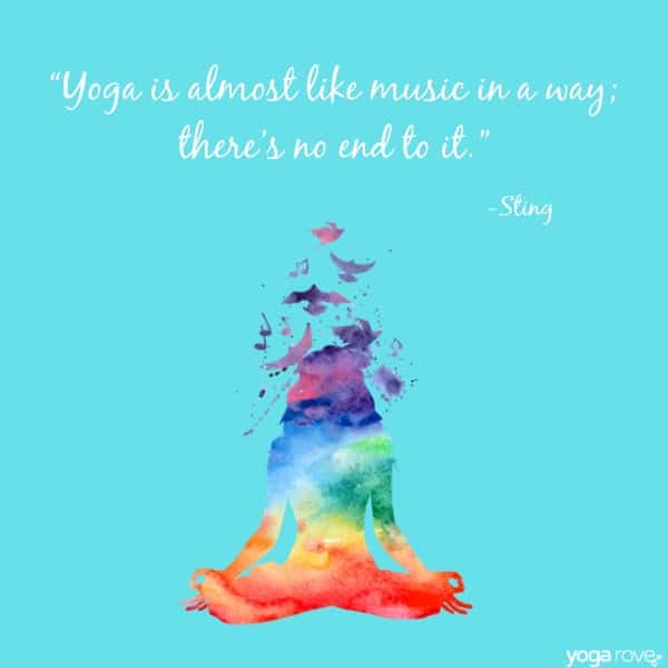 yoga quote from sting