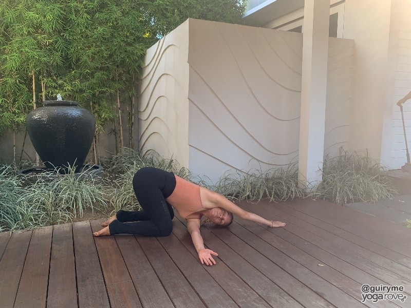 Thread the Needle Pose- Yoga for Back Pain Sequence