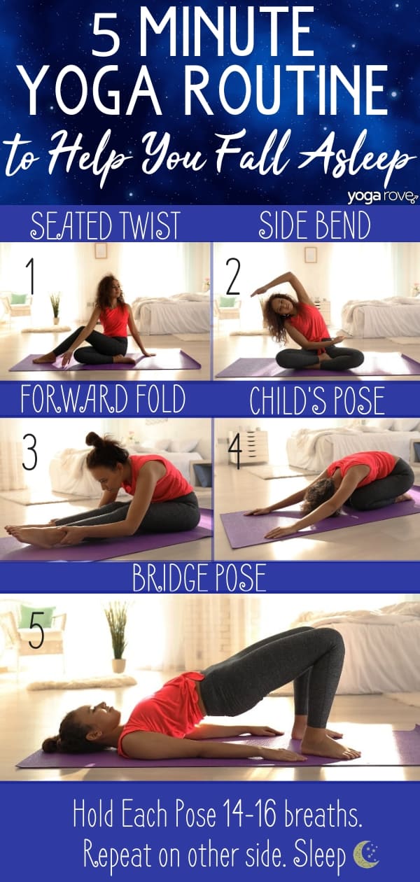 5 Minute Yoga Routine To Help You Fall Asleep - Yoga Rove