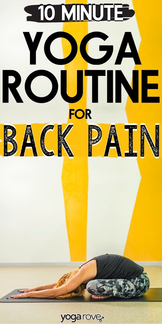 Morning yoga routine discount for back pain