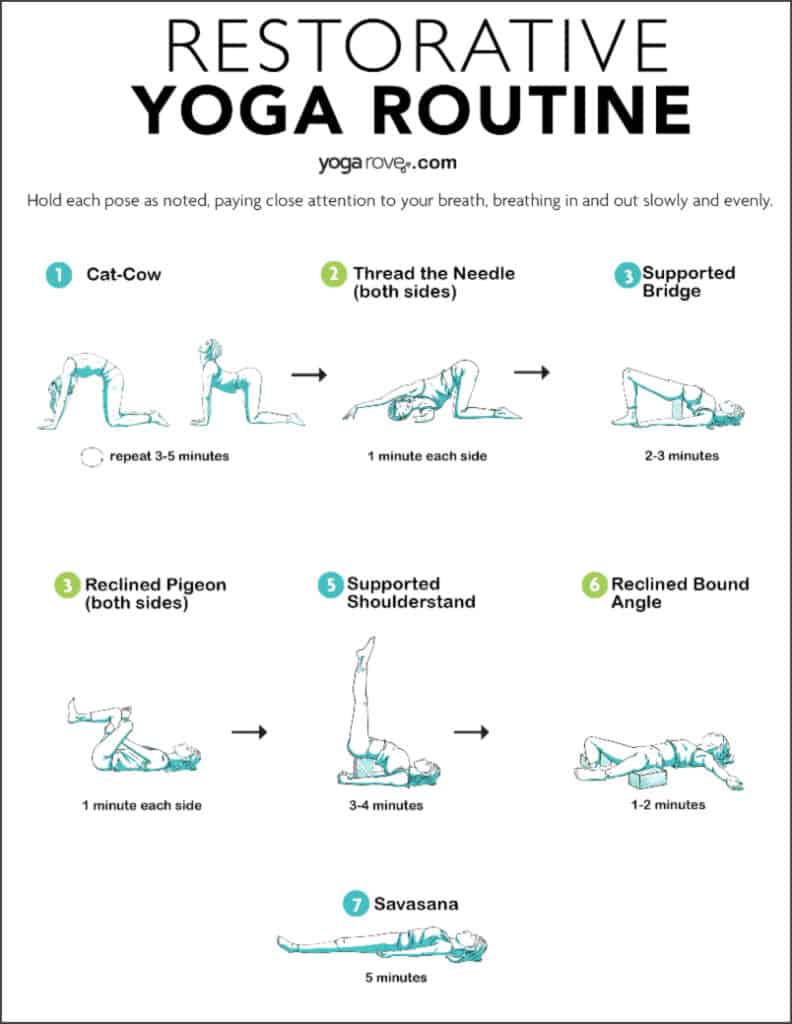 Restorative Yoga Sequence to Relax the Mind and Body Yoga Rove