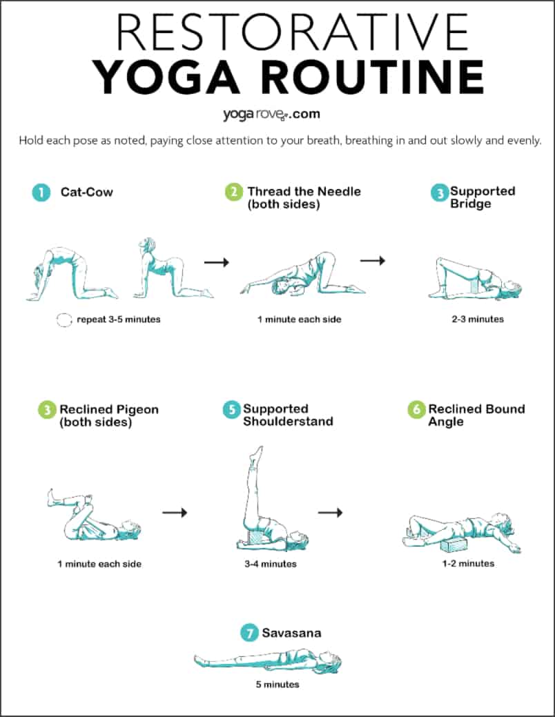 Printable Restorative Yoga Poses