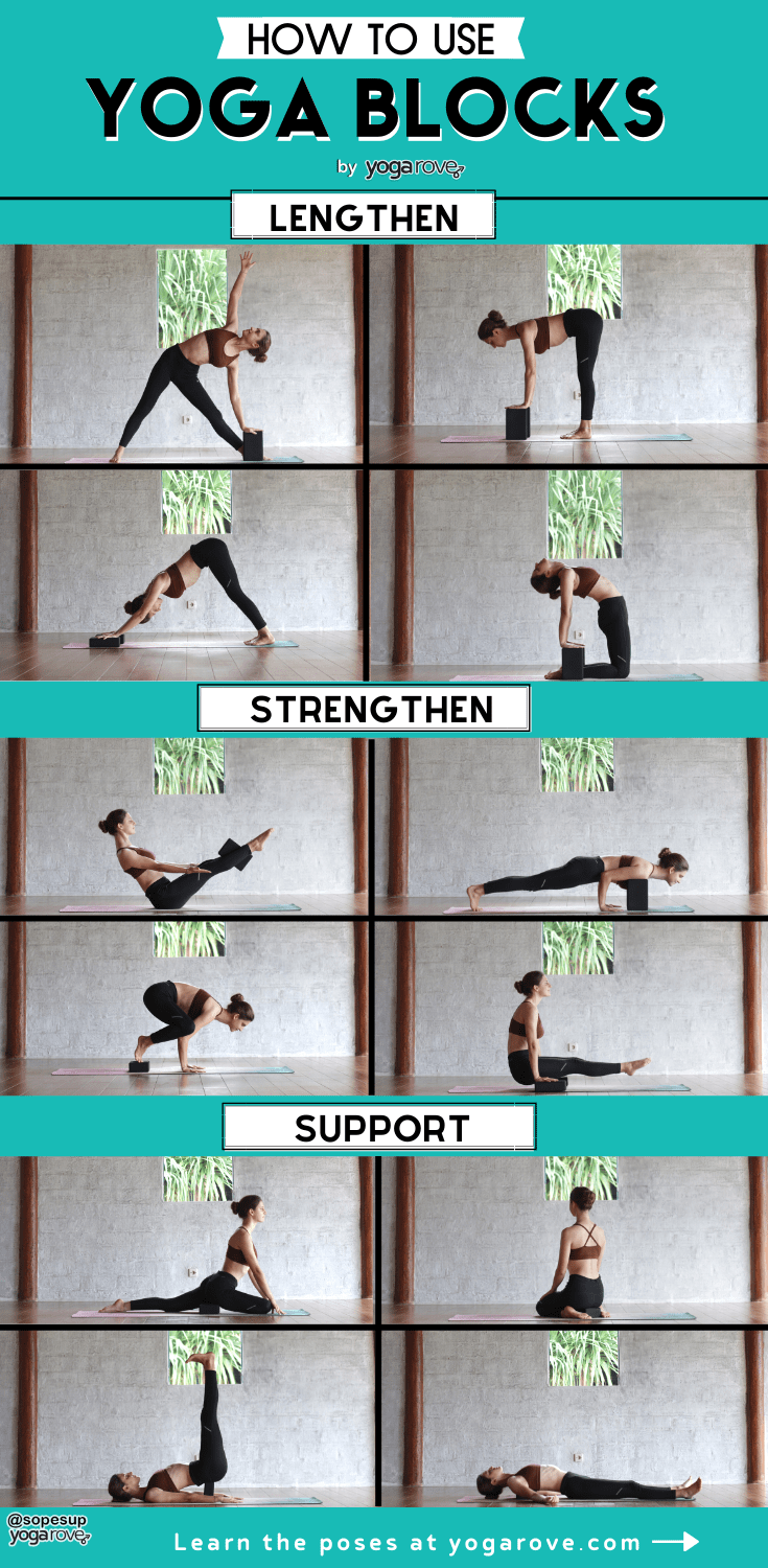 Stretching with Yoga Blocks, stretching