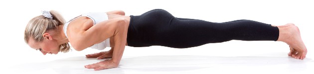 Yoga Poses - Chaturanga Dandasana (Four-Limbed Staff Pose), PDF