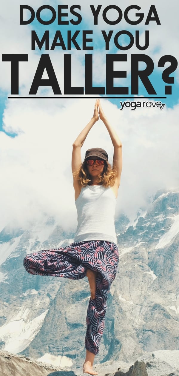Does yoga make you taller?- yogi practicing tree pose