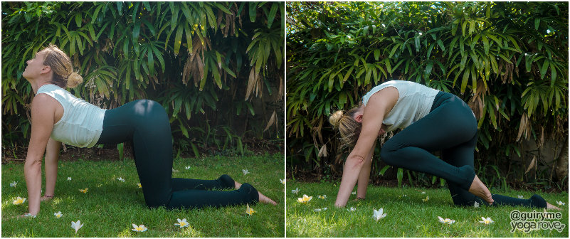 Warm up and Warm down Yoga poses. Young woman practicing Yoga pose