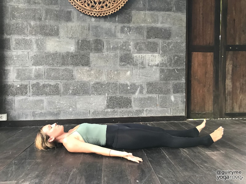 savasana- gentle yoga pose