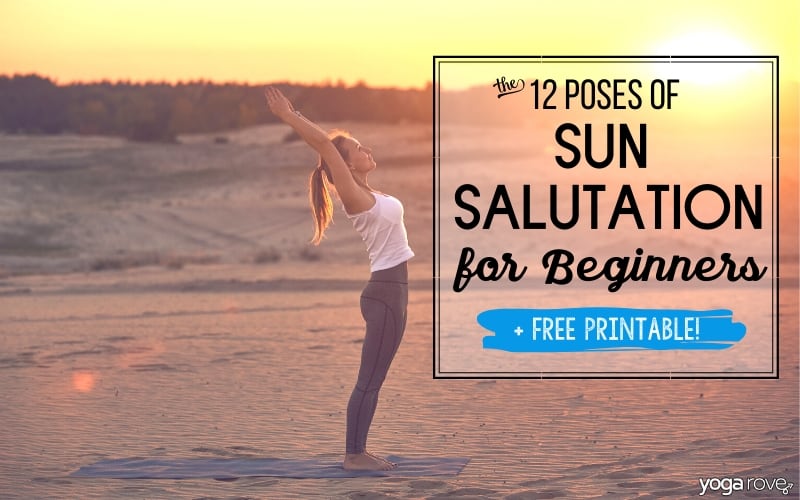printable yoga sun salutation sequence