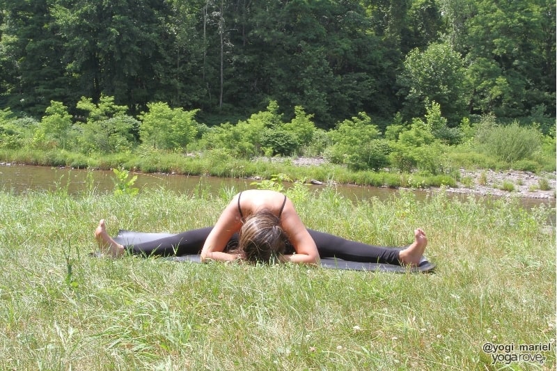 dragonfly yin yoga pose for beginners