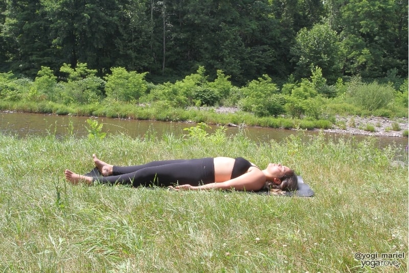 yin yoga for beginners- savasana