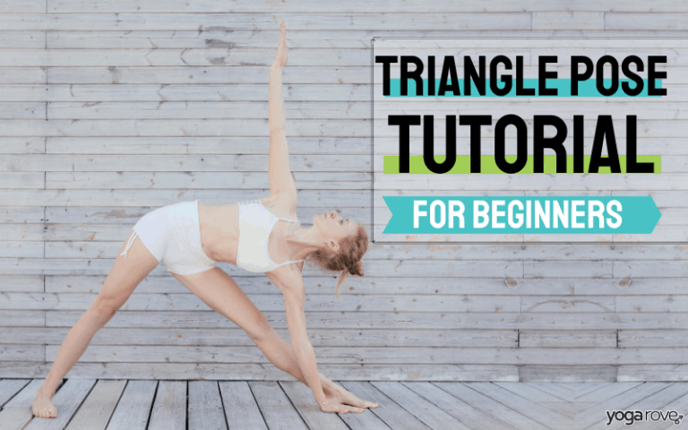 triangle pose for beginners