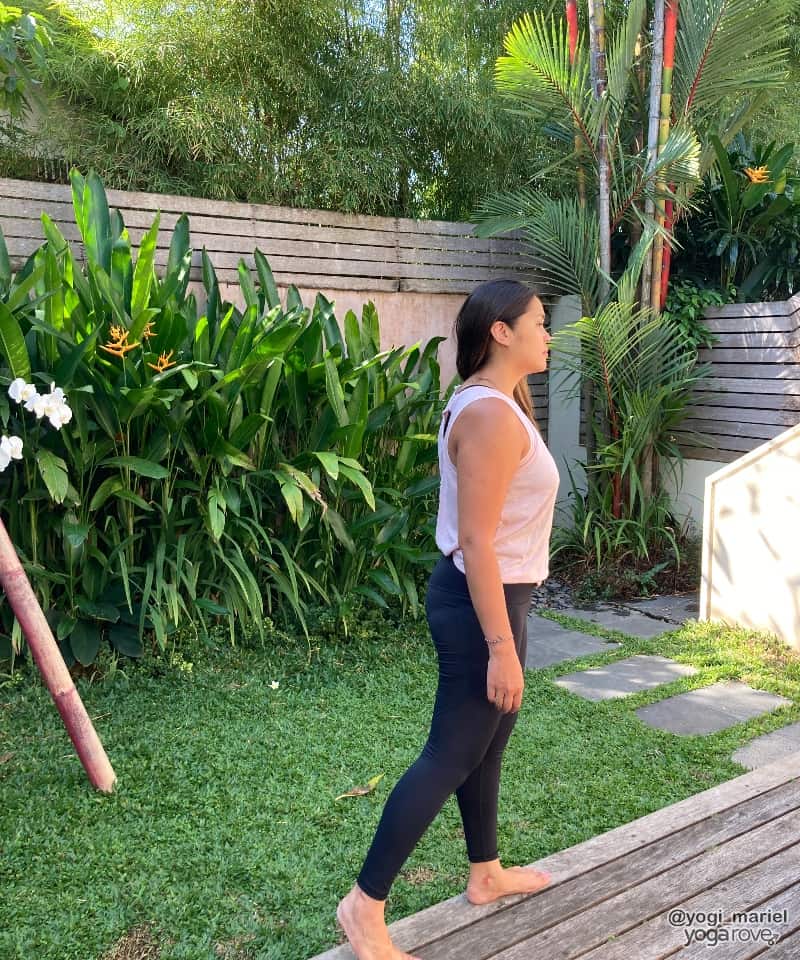 Woman walking in nature 