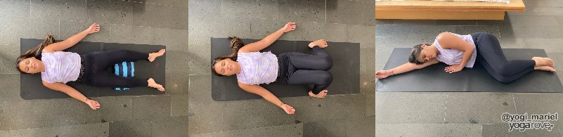 yogi practicing savasana modifications