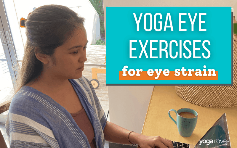 Yogi straining eyes
