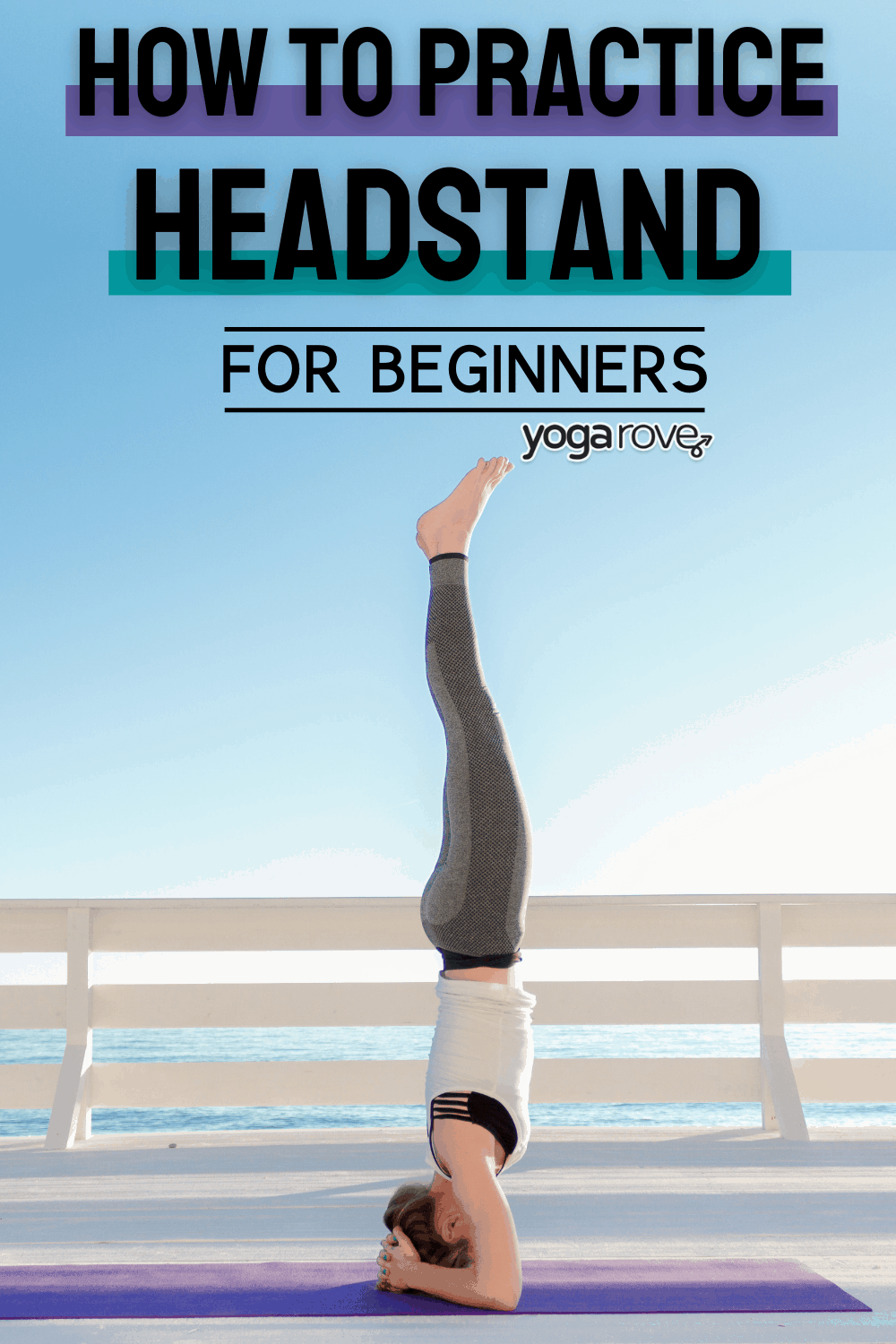 Yogi practicing Headstand 