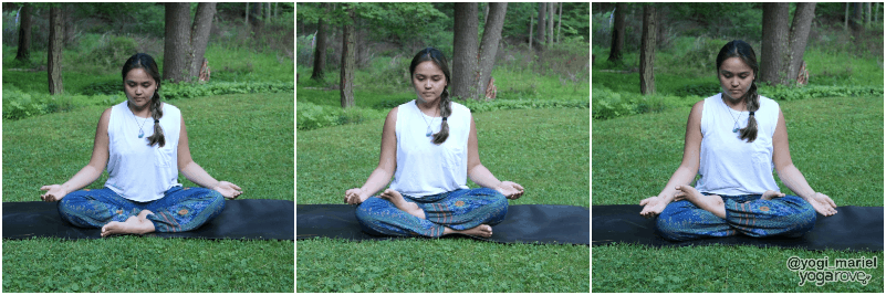 Yogi practicing Lotus pose 